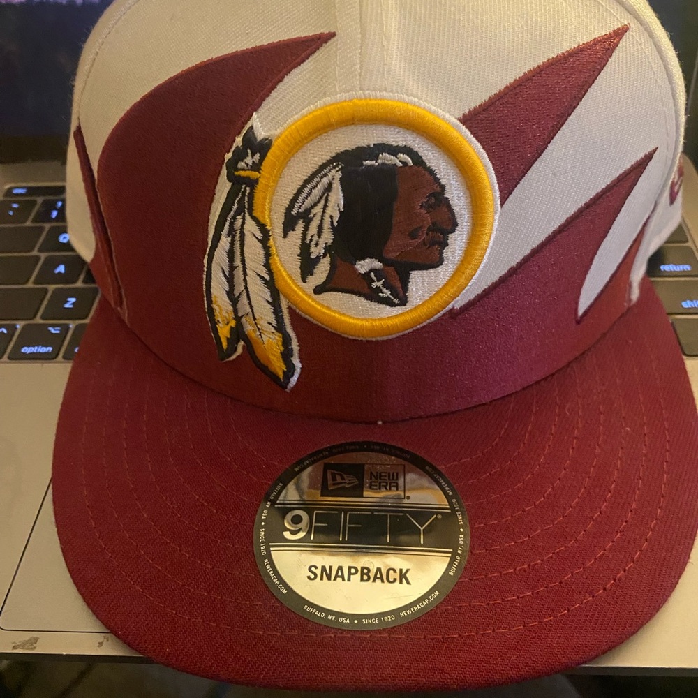 Vintage Redskins Hat New Era 9FIFTY Snapback Hat - Burgundy and White